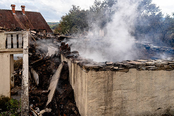 Professional Fire Damage Removal technician working in Braddock Heights, MD